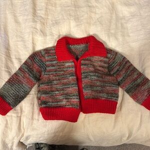Knit wool cardigan